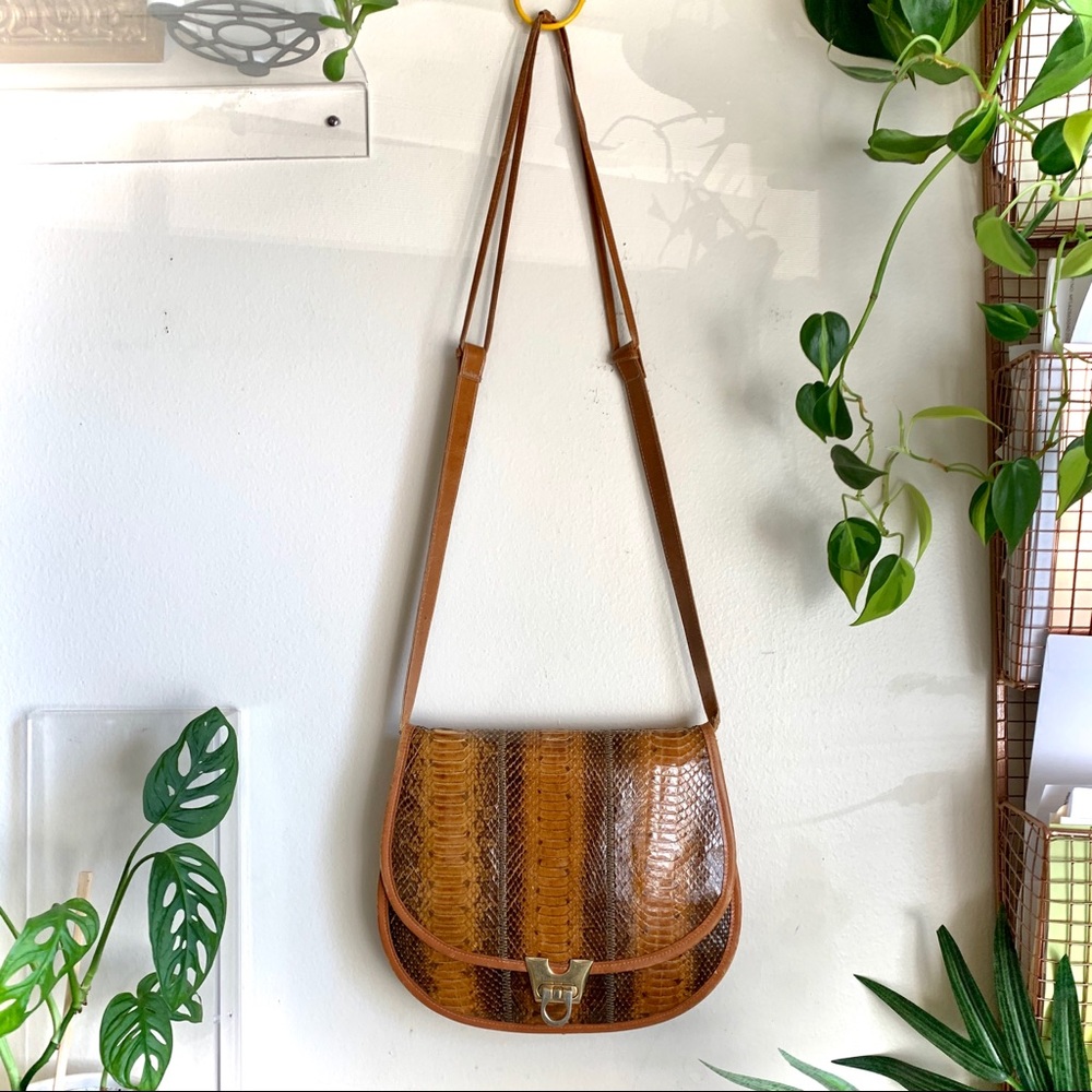 Vintage Snakeskin Purse by “Varon Bags”